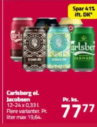 Fleggaard Carlsberg el. Jacobsen tilbud