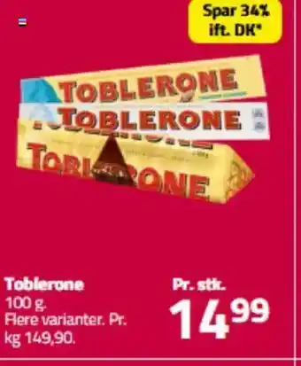 Fleggaard Toblerone tilbud