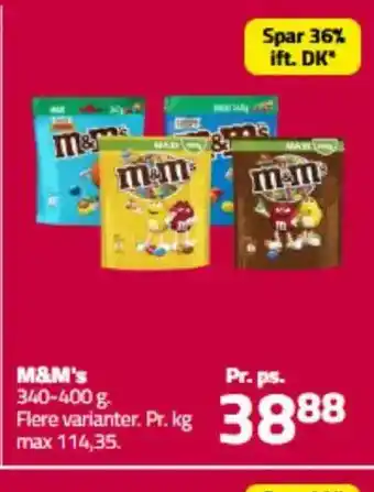 Fleggaard M&M's tilbud