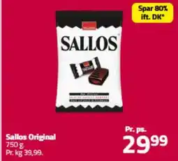 Fleggaard Sallos Original tilbud