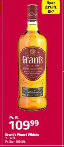 Fleggaard Grant's Finest Whisky 11.40% tilbud