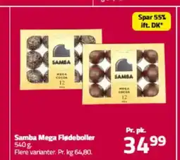 Fleggaard Samba Mega Flødeboller tilbud