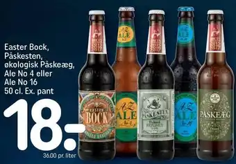 REMA 1000 Easter Bock, Påskesten, økologisk Påskeæg, Ale No 4 eller Ale No 16 tilbud