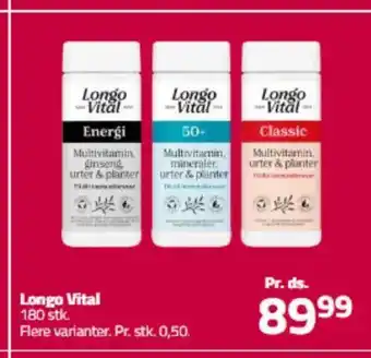 Fleggaard Longo -Vital- tilbud