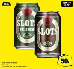 Calle Slots pilsner el. classic tilbud