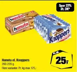 Calle Hanuta el. Knoppers tilbud