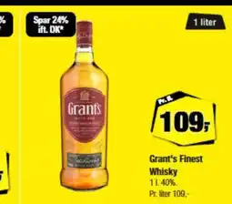 Calle Grant's Finest Whisky 11.40%. tilbud