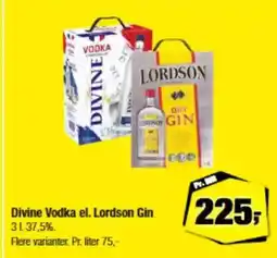 Calle Divine Vodka el. Lordson Gin tilbud