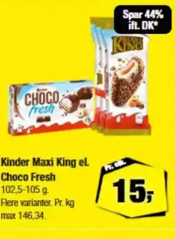 Calle Kinder Maxi King el. tilbud