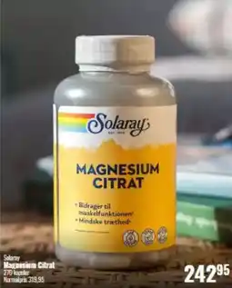 Helsam Solaray Magnesium Citrat tilbud