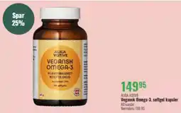 Helsam Vegansk Omega-3, softgel kapsler tilbud