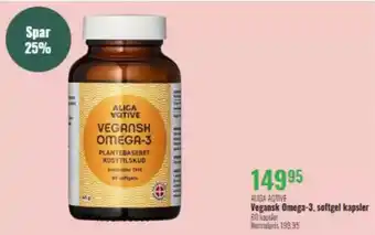 Helsam Vegansk Omega-3, softgel kapsler tilbud