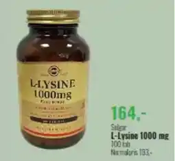 Helsam L-Lysine 1000 mg tilbud