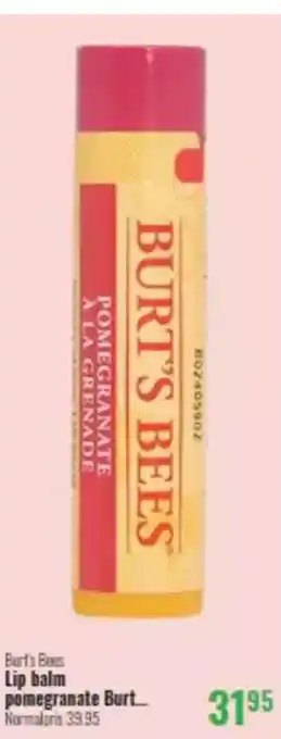 Helsam Burt's Bees Lip balm  pomegranate Burt tilbud