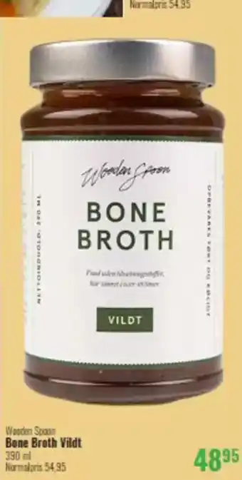 Helsam Wooden Spann Bone Broth Vildt tilbud