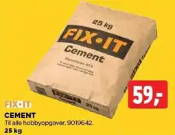 jem & fix FIX-IT CEMENT tilbud