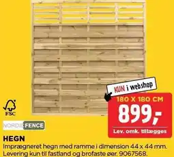 jem & fix NORDICFENCE HEGN tilbud