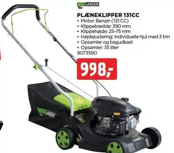 jem & fix GARDEN PLÆNEKLIPPER 131CC tilbud