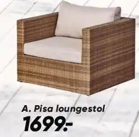 Bilka A. Pisa loungestol tilbud