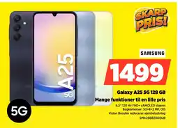 Power Galaxy A25 5G 128 GB tilbud