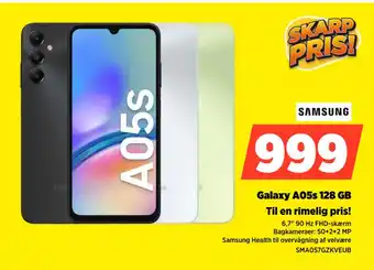 Power Galaxy A05s 128 GB tilbud