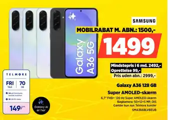 Power Galaxy A36 128 GB tilbud