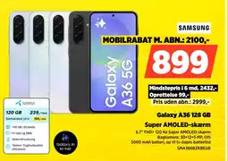 Power Galaxy A36 128 GB tilbud