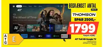 Power 43 Full HD Google TV tilbud