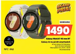 Power Galaxy Watch7 40 mm BT tilbud