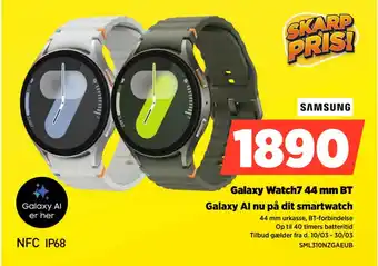 Power Galaxy Watch7 44 mm BT tilbud