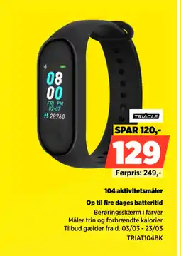 Power 104 aktivitetsmåler tilbud