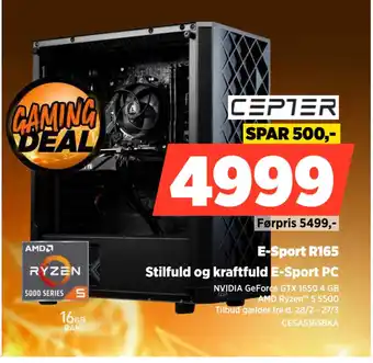 Power E-Sport R165 tilbud