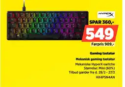 Power Mekanisk gaming tastatur tilbud