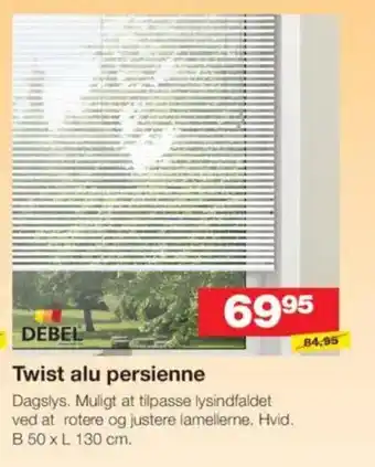 Bauhaus Twist alu persienne tilbud