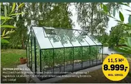 XL-BYG OUTRIUM DRIVHUS 11,5 tilbud