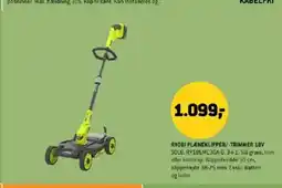 XL-BYG Ryobi plæneklipper/ - trimmer 18v tilbud