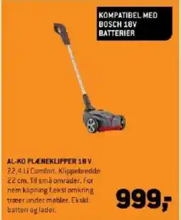 XL-BYG Al-ko pleneklipper 18 v tilbud