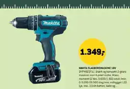 XL-BYG Makita slagboremaskine 18v tilbud