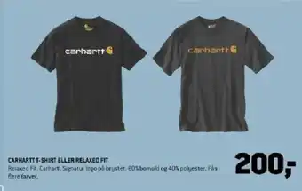 XL-BYG Carhartt t-shirt eller relaxed fit tilbud