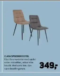 XL-BYG Clara spisebordsstol tilbud