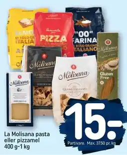 REMA 1000 La Molisana pasta eller pizzamel 500 g- 1 kg tilbud
