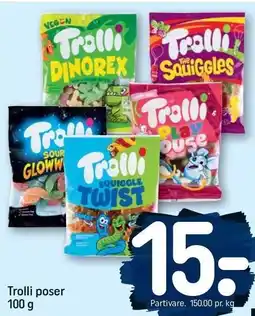 REMA 1000 Trolli poser 100 g tilbud