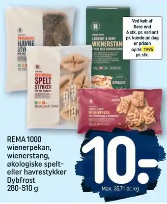 REMA 1000 REMA 1000 wienerbrød eller havrestykker tilbud