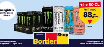 BorderShop Monster tilbud