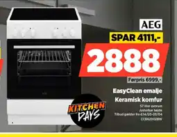 Power EasyClean emalje Keramisk komfur tilbud