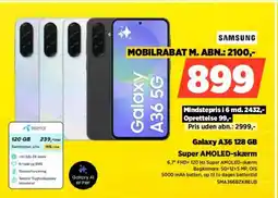 Power Galaxy A36 128 GB Super AMOLED-skærm tilbud