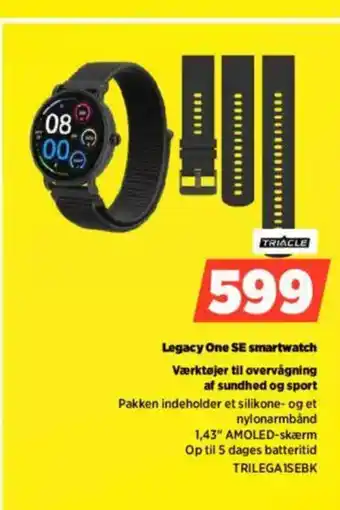 Power Legacy One SE smartwatch Værktøjer til overvågning tilbud