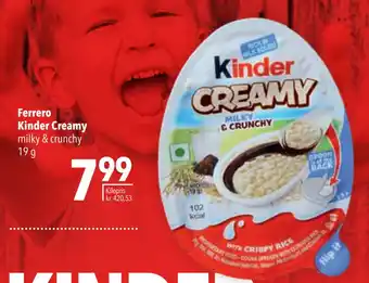 Citti Ferrero Kinder Creamy tilbud