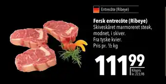 Citti Fersk entrecôte (Ribeye) tilbud