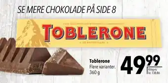 Citti Toblerone tilbud